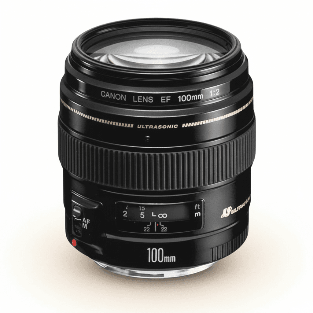 佳能 EF 100mm F2 USM (EF) lens image, 100mm
