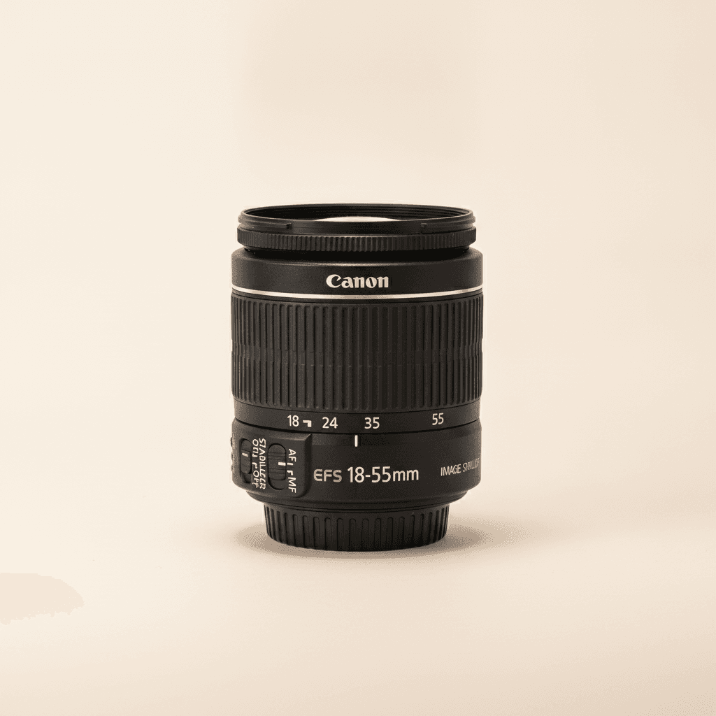 佳能 EF-S 18-55mm F3.5-5.6 IS STM(套机镜)(EF-S) lens image, 18-55mm