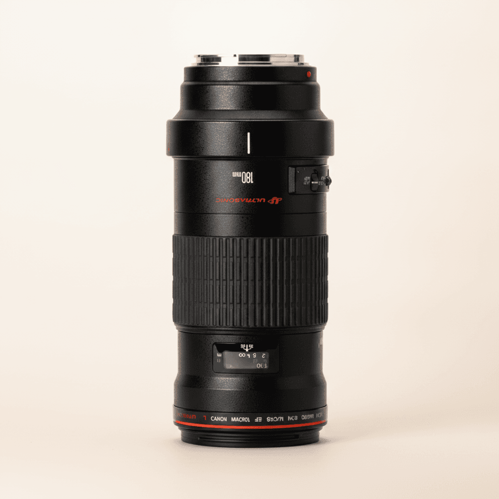 佳能 EF 180mm F3.5L Macro USM (EF) lens image, 180mm
