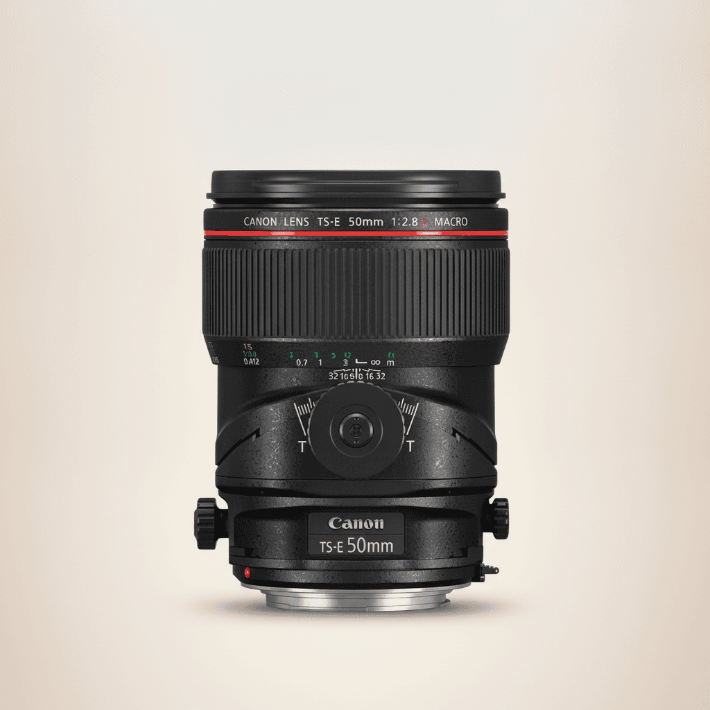 佳能 EF TS-E 50mm F2.8L Macro 移轴 (EF) lens image, 50mm