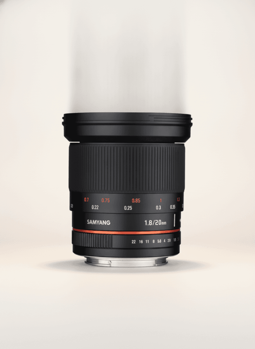 森养 20mm F1.8 ED AS UMC (EF) lens image, 20mm