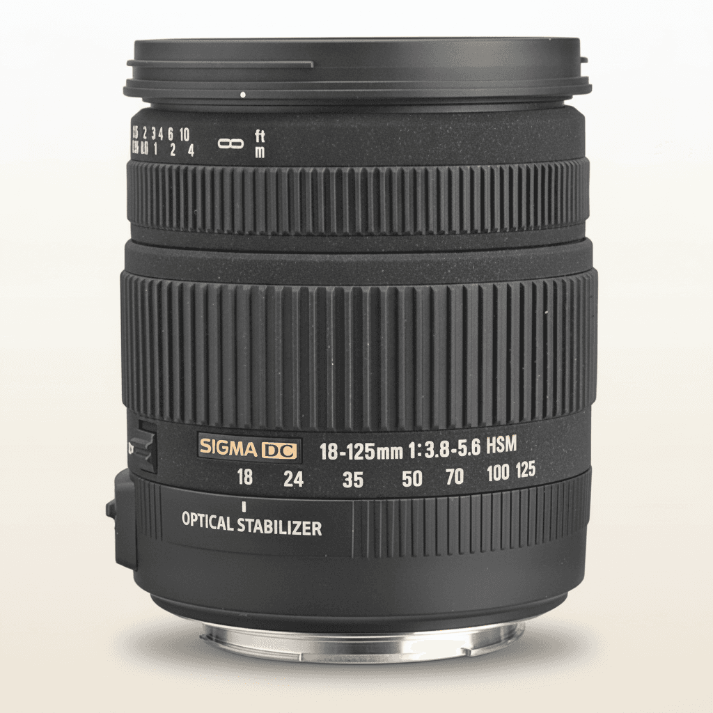 适马 18-125mm F3.8-5.6 DC OS HSM (EF) lens image, 18-125mm